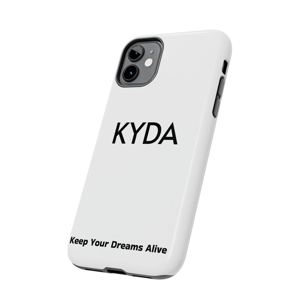 Copy of Copy of KYDA minimalist name phone case | Tough Phone Case, black typographic design