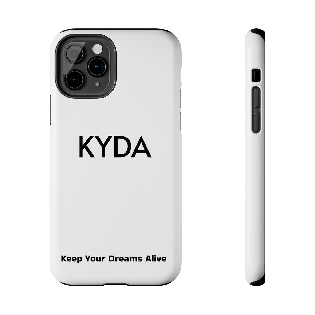 Copy of Copy of KYDA minimalist name phone case | Tough Phone Case, black typographic design